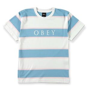 Obey Liz Box Pastel Stripe T-Shirt
